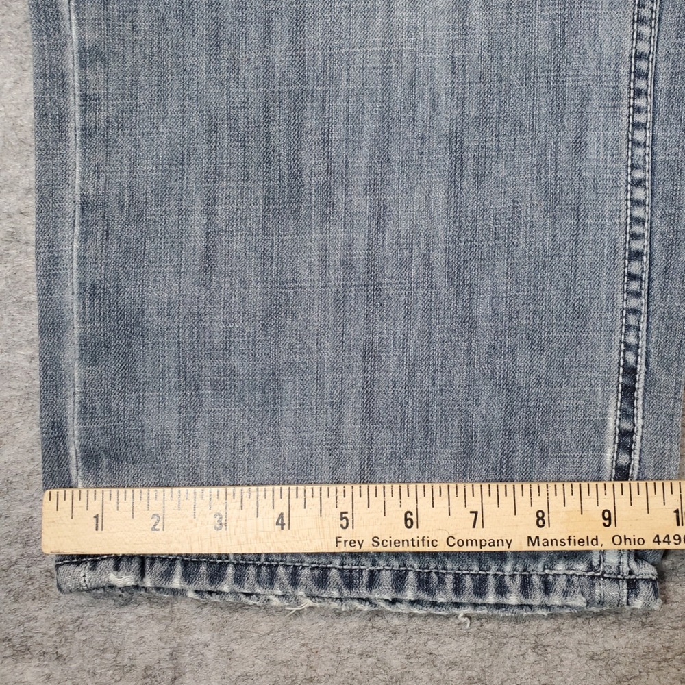 Ecko Untld Jeans Mens 36x232 Blue Baggy Wide Leg Y2K Vintage Streetwear Skater - Picture 7 of 10
